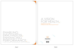 Front cover & back cover of brochure